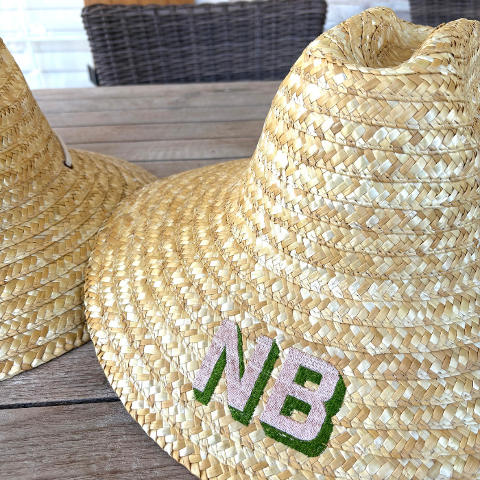 Monogrammed Sun Hat