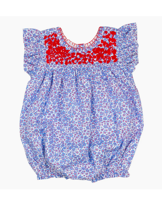 Floral Fiesta Bubble - Blue