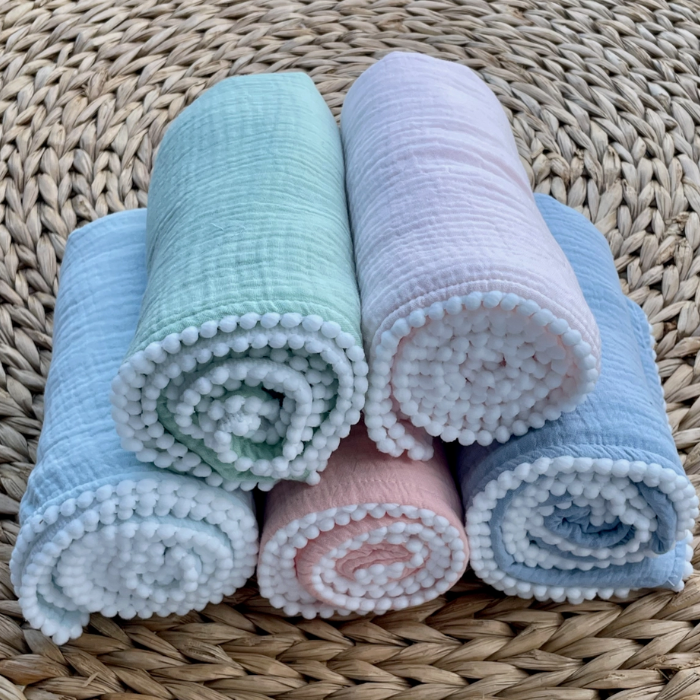 Cotton Muslin Swaddle Blanket