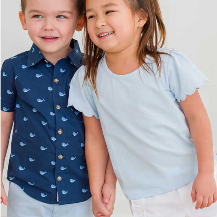 Girl's Scallop Tee
