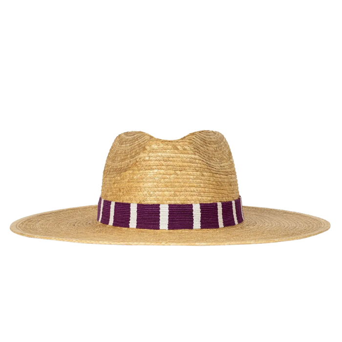Sunshine Tienda Game Day Hat - Purple & White