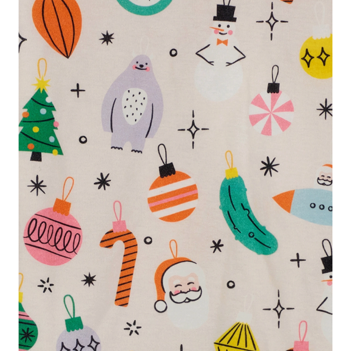 Footie PJ - Vintage Ornament