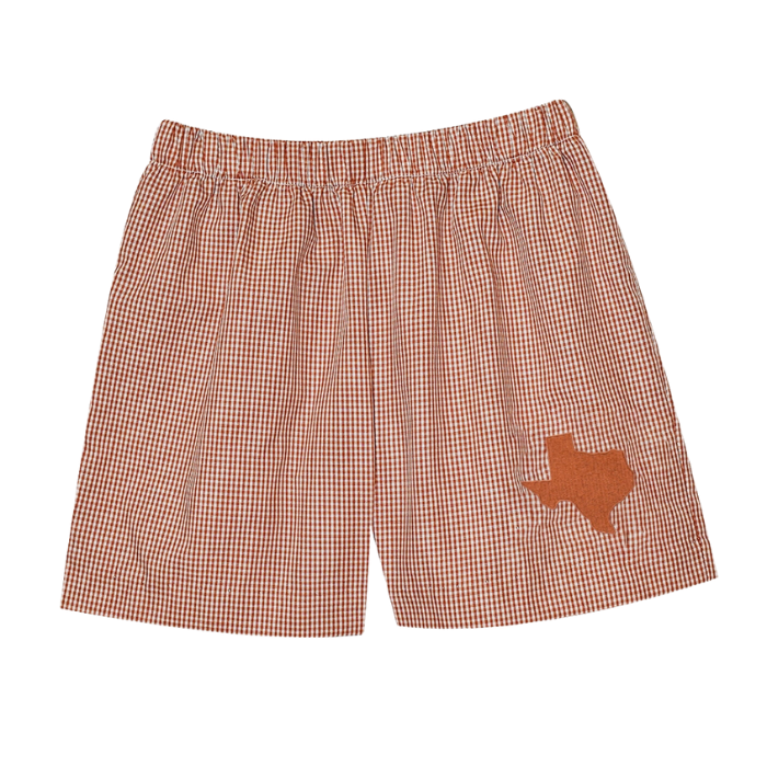 Gingham Pull On Shorts