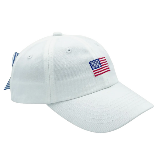 American Flag Bow Hat
