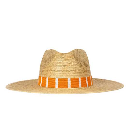Sunshine Tienda Game Day Hat - Orange & White