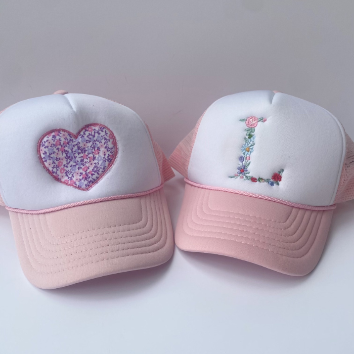 Girl's Heart Appliqué Hat