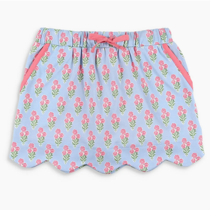Coral Bouquet Skort - Big Girls