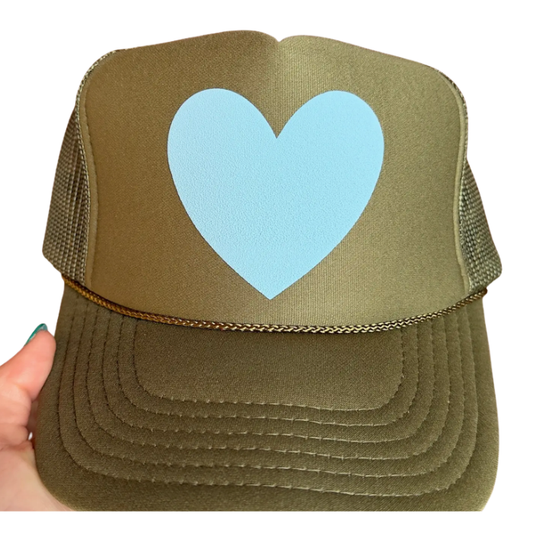 Happy Heart Trucker Hat - Adult