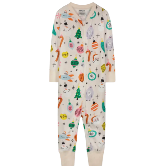 Footie PJ - Vintage Ornament