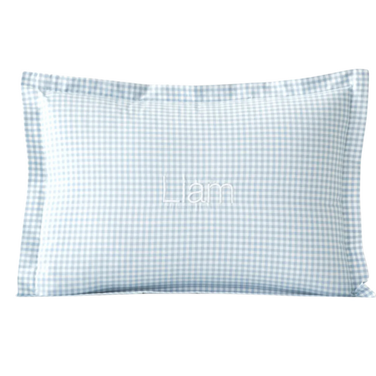 Toddler Percale Gingham Sham