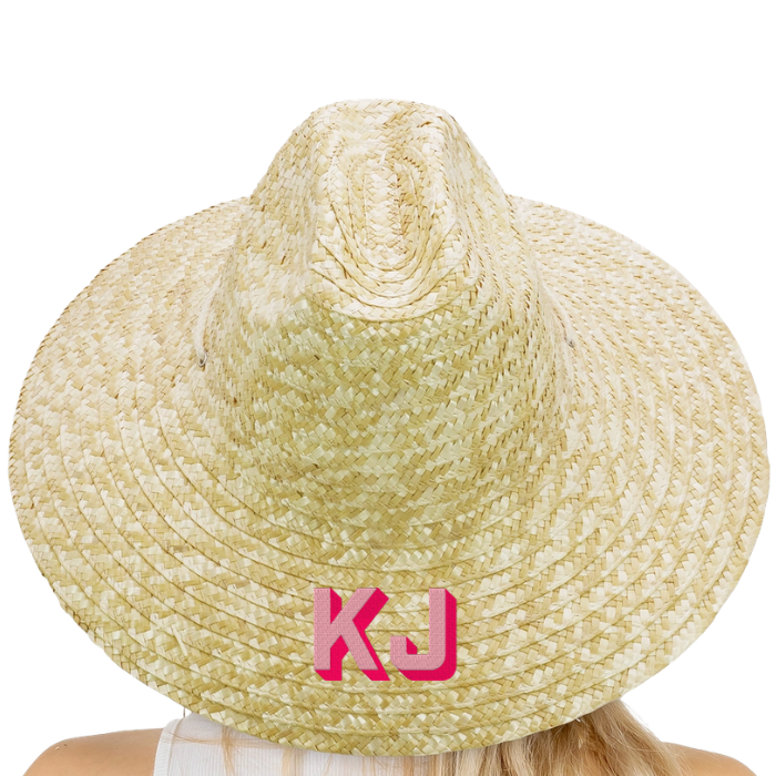Monogrammed Sun Hat