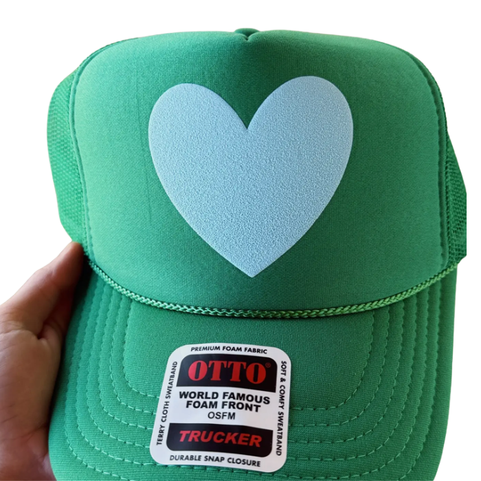 Happy Heart Trucker Hat - Adult