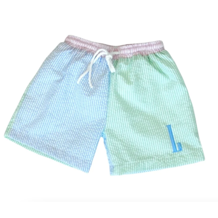 Seersucker Boy's Trunks