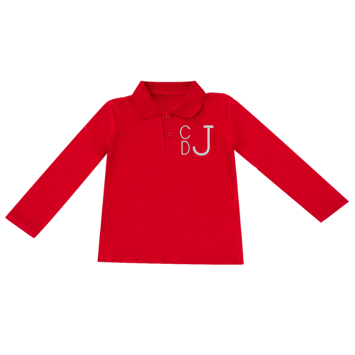 Boy's Long-Sleeve Polo Shirt