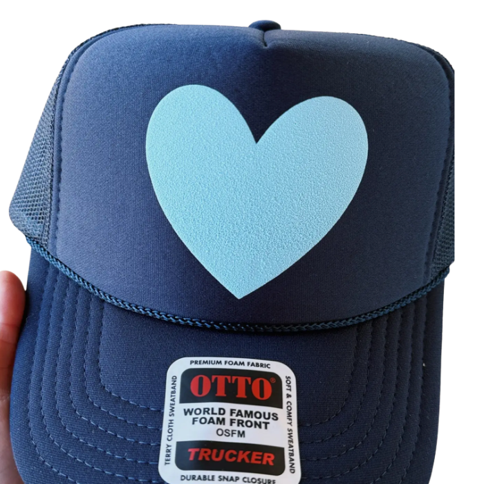 Happy Heart Trucker Hat - Adult