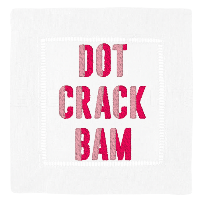 Mahjong Cocktail Napkins - Set of 4