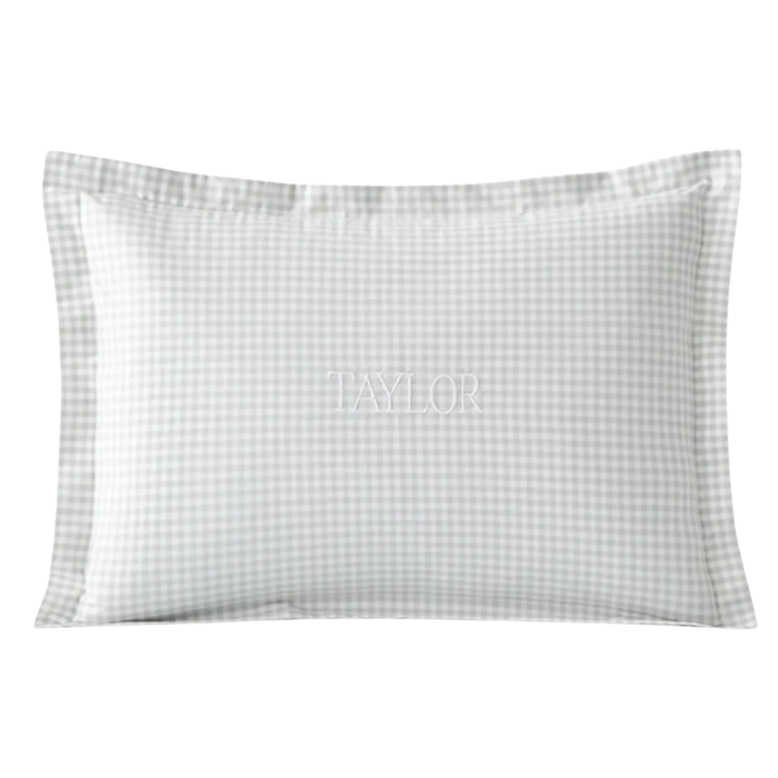 Toddler Percale Gingham Sham