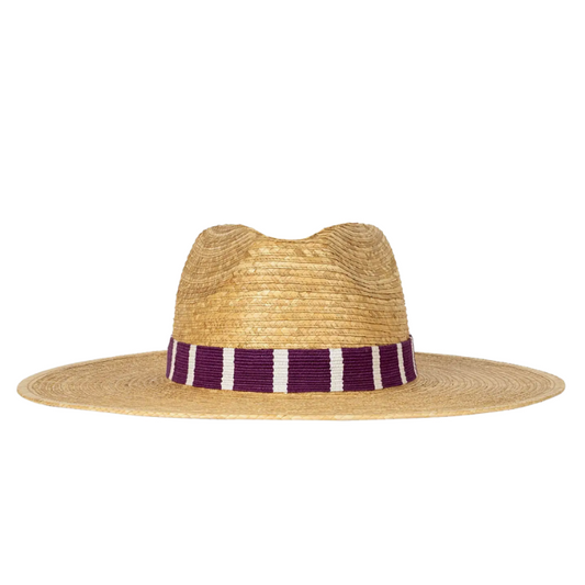 Sunshine Tienda Game Day Hat - Purple & White