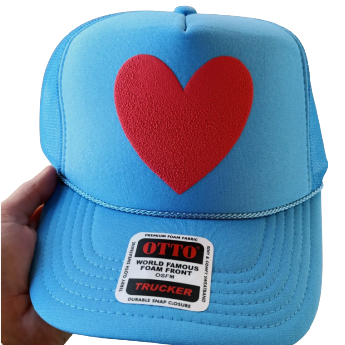 Happy Heart Trucker Hat - Adult