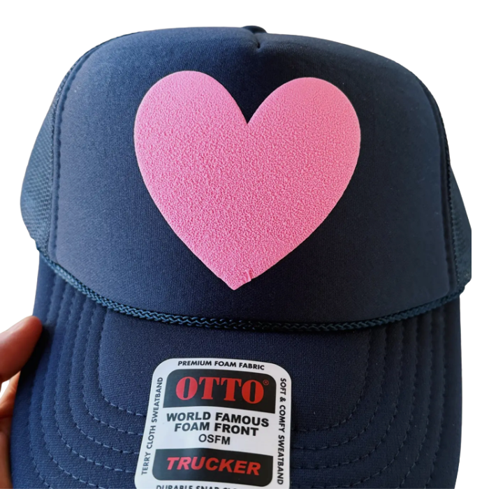 Happy Heart Trucker Hat - Adult