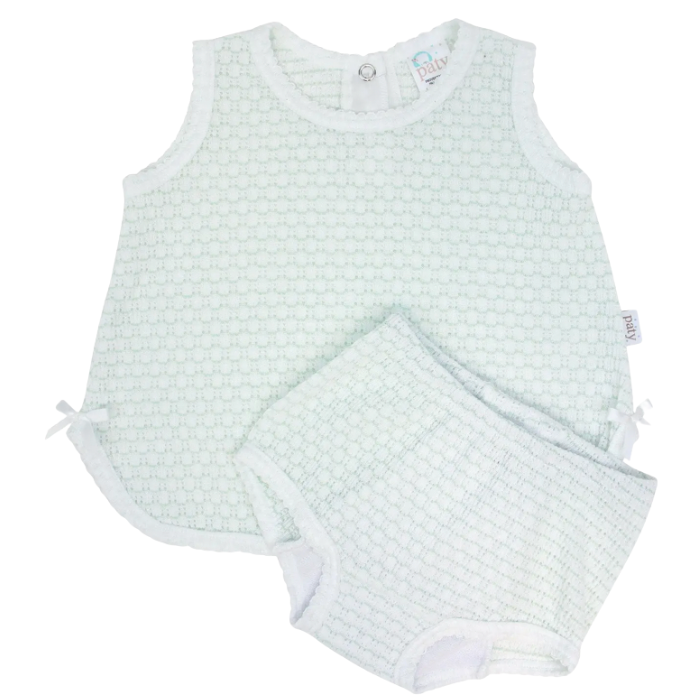 Paty Knit Diaper Set
