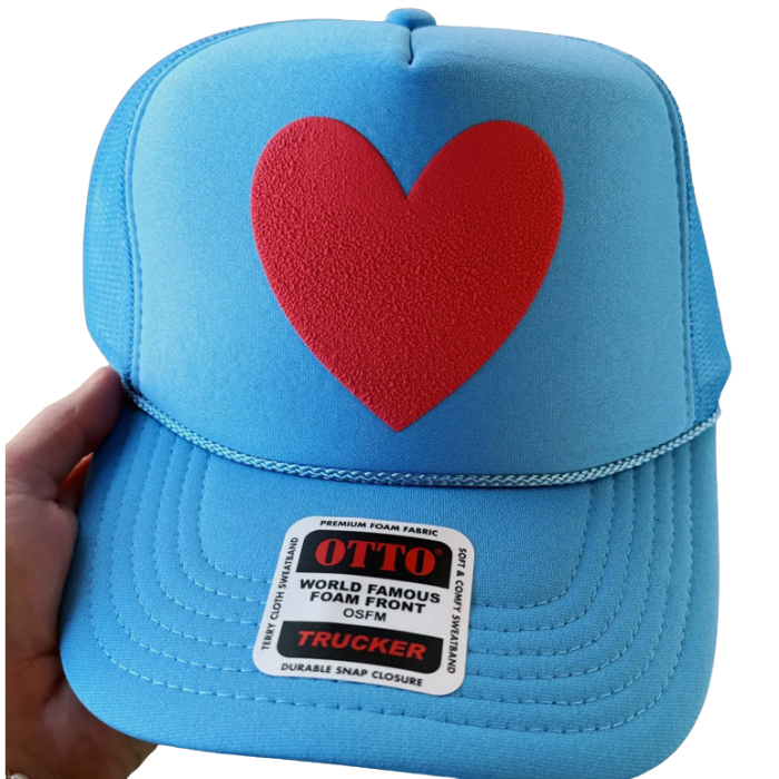 Happy Heart Trucker Hat - Adult