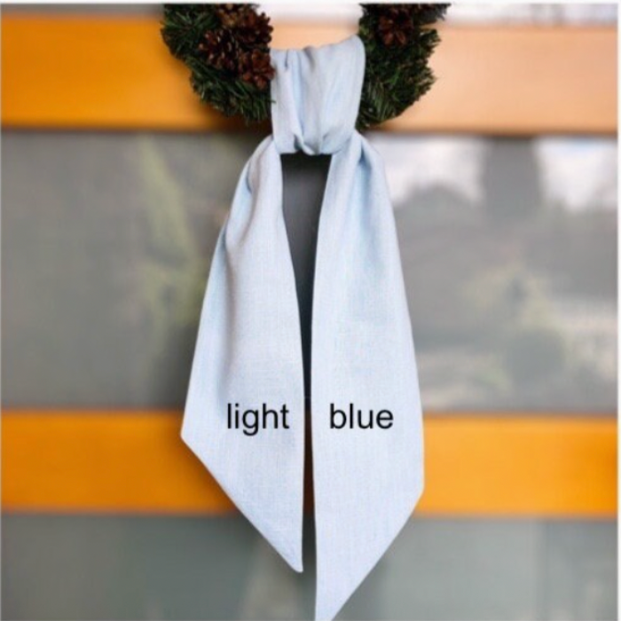 Linen Wreath Sash