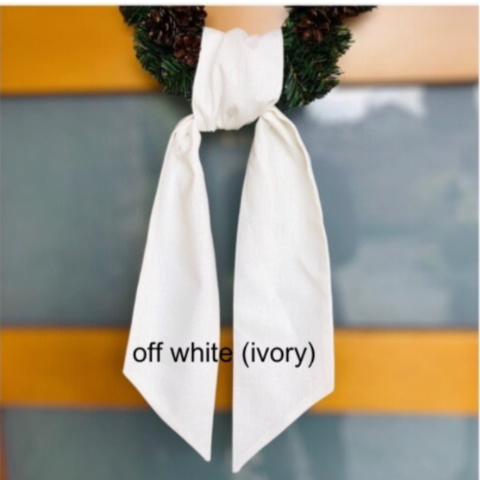 Linen Wreath Sash
