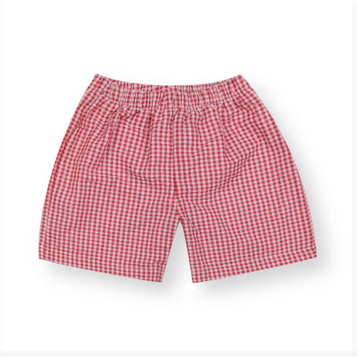 Boy's Gingham Shorts